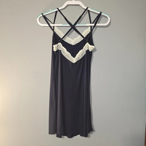 🌻🌻Ladies Summer Nightgown, Navy - Small - Picture 4 of 6